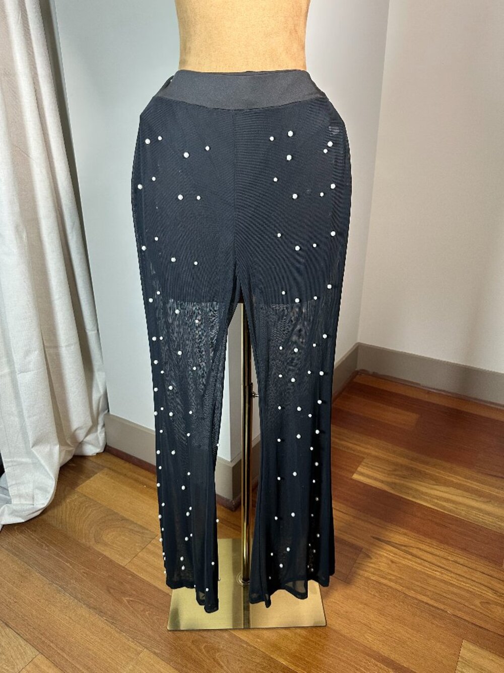 Black Bead Pants